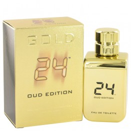 24 Gold Oud Edition by ScentStory Eau De Toilette Concentree Spray (Unisex) 3.4 oz / 100 ml for Men