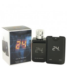 24 The Fragrance by ScentStory Eau De Toilette Spray + 0.8 oz / 100 ml Mini Pocket Spray 3.4 oz / 100 ml for Men