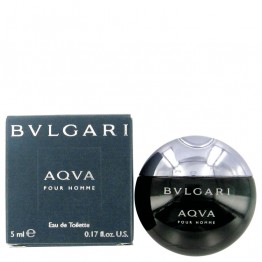 AQUA POUR HOMME by Bvlgari Mini EDT .17 oz / 5 ml for Men