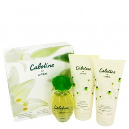 CABOTINE by Parfums Gres 3pcs Gift Set - 3.4 oz Eau De Toilette Spray + 6.7 oz Body Lotion + 6.7 oz Shower Gel for Women
