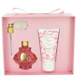 Clair De Rose by Berdoues 2pcs Gift Set - 2.6 oz Eau De Toilette Spray + 2.5 oz Body Lotion for Women