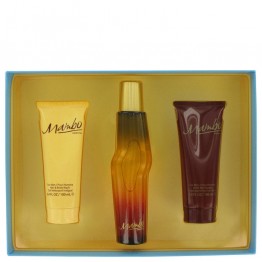 MAMBO by Liz Claiborne 3pcs Gift Set - 3.4 oz Cologne Spray + 3.4 oz Body Wash + 3.4 oz Body Moisturizer for Men