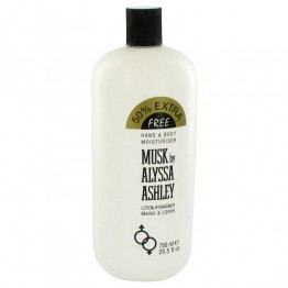 Alyssa Ashley Musk by Houbigant Body Lotion 25.5 oz / 754 ml for Women