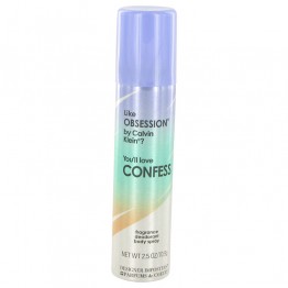Designer Imposters Confess by Parfums De Coeur Deodorant Body Spray 2.5 oz / 75 ml for Women