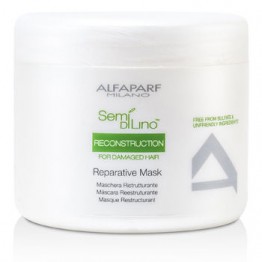 AlfaParf Semi Di Lino Reconstruction Reparative Mask (For Damaged Hair) 500ml/16.9oz