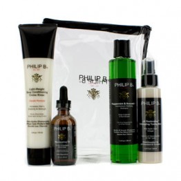 Philip B Four Step Hair & Scalp Treatment Set - Classic Formula (For All Hair Types) 4pcs