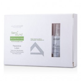 AlfaParf Semi Di Lino Reconstruction Reparative Lotion (For Damaged Hair) 6x13ml/0.43oz