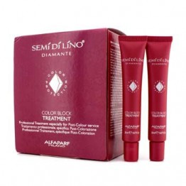 AlfaParf Semi Di Lino Diamante Color Protection Color Block Treatment 6x20ml/0.67oz