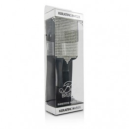 Keratin Complex Bling Rhinestone Paddle Brush - # Black 1pc