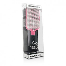 Keratin Complex Bling Rhinestone Paddle Brush - # Pink 1pc