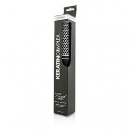 Keratin Complex Ceramic Technology Nano-Sliver Ions Heat Resistant Ceramic+Ionic Round Brush (2 Inch) 1pc