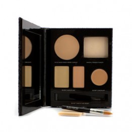Laura Mercier The Flawless Face Book - # Nude (1x Creme Compact, 1x Pressed Powder w/ sponge, 1x Secret Camouflage...) 5pcs