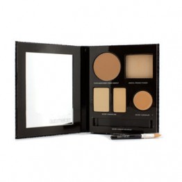 Laura Mercier The Flawless Face Book - # Sand (1x Creme Compact, 1x Pressed Powder w/ sponge, 1x Secret Camouflage...) 5pcs