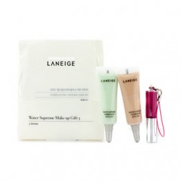 Laneige Water Supreme Make Up Gift 3: 1x Mini Lip Gloss, 1x Mini Foundation SPF 15, 1x Primer Base SPF 15 3pcs