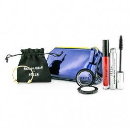 Stila New Years Eve Glam Makeup Set (1x Eyeshadow, 1x Liquid Lipstick, 1x Mascara, 1x Bangle with Pouch, 1x Clutch) -