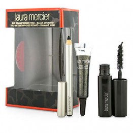 Laura Mercier Eye Transformer Trio (1x Mini Eye Glace 4g + 1x Mini Kohl Eye Pencil 0.85g + 1x Mini Mascara 5.7g) - Black Diamond 3pcs