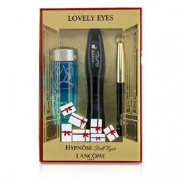Lancome Hypnose Lovely Eyes Set: 1x Hypnose Doll Eyes Mascara 6.5ml/0.23oz + 1x Mini Le Crayon Khol 0.7g/0.02oz  + 1x Bi Facil 30ml/1oz 3pcs