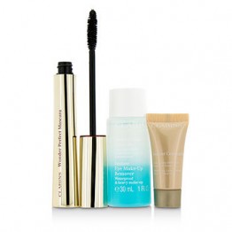 Clarins Eye Opening Beauty Set: 1x Wonder Perfect Mascara, 1x Mini Instant Eye Make Up Remover, 1x Mini Instant Concealer 3pcs