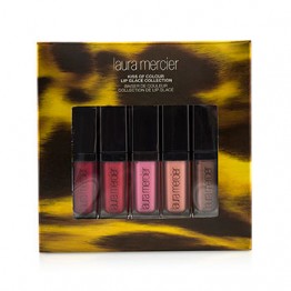 Laura Mercier Kiss of Colour Lip Glace Collection (5x Mini Lip Glaze) 5pcs