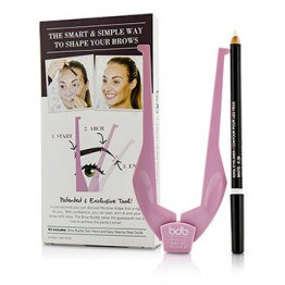 Billion Dollar Brows The Brow Buddy Kit - 1x Brow Buddy - Pink, 1x Khol Eyeliner - White 2pcs