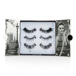 Eylure The London Edit False Lashes Multipack - # 121, # 117, # 154 (Adhesive Included) 3pairs