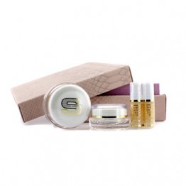 Sisley Anti-Age Prestige Kit: Sisleya Global Anti-Age Cream 50ml+Sisleya Eye & Lips Contour Cream 15ml+Sisleya Elixir  5ml x 2 4pcs