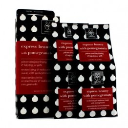 Apivita Express Beauty Revitalizing & Radiance Mask with Pomegranate 6x(2x8ml)