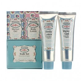 Cath Kidston Blossom Bath Set: Shower Gel 75ml + Body Lotion 75ml 2pcs