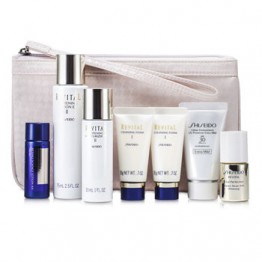 Shiseido Revital Set: Cleansing Foam I 20gx2pcs+Lotion EX II 75ml+Serum AAA 10ml+Moisturizer EX II 30ml+Lotion AA 20ml... 7pcs+1Bag