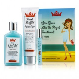 Anthony Shaveworks Skin Royalty Signature Kit: Shave Cream 150g + Targeted Gel Lotion 156ml + Post-Wax Rollerball 10ml 3pcs