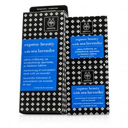 Apivita Express Beauty Moisturizing & Antioxidant Mask with Sea Lavender 6x(2x8ml)