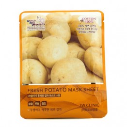 3W Clinic Mask Sheet - Fresh Potato 250ml/8.3oz