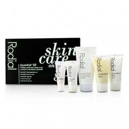 Rodial Glamtox Kit: Cleansing Balm 30ml + Glamtox Day SPF15 15ml + Glamtox Night 15ml + 5 Minute Facial 10ml + Glam Balm Lip 2.5ml 5pcs