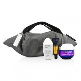 Biotherm Blue Therapy Lift & Blur X Mandarina Duck Coffret: Cream 50ml + Serum-In-Oil 10ml + Cleansing Water 30ml + Handle Bag 3pcs+1bag