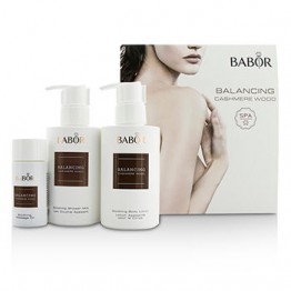 Babor SPA Balancing Cashmere Wood Coffret: Shower Milk 200ml + Body Lotion 200ml + Massage Oil 50ml 3pcs