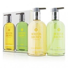 Molton Brown Liquid Hand Wash Set: Lemon & Mandarin 300ml/10oz + Puritas 300ml/10oz 2pcs