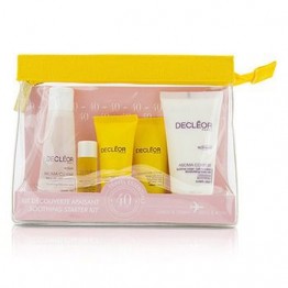 Decleor Soothing Starter Kit:Micellar Water 50ml+Serum 5ml+Harmonie Calm Milky Cream 15ml+Gel-Cream Mask 15ml+Body Milk 50ml+Bag 5pcs+1bag