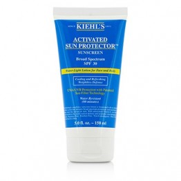 Kiehl's Activated Sun Protector Water-Light Lotion For Face And Body Sunscreen SPF30 150ml/5oz